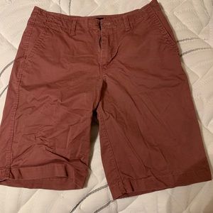 Flat Front chino shorts